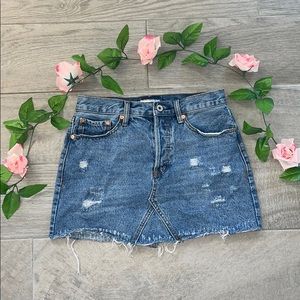 Cute denim skirt